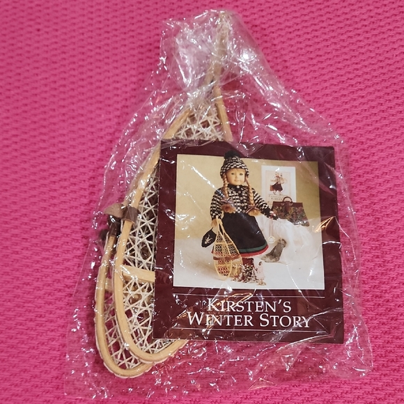 American Girl Other - NEW American Girl Kirsten's Winter Story Snow Shoes Accessory & Booklet